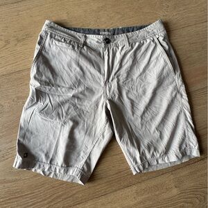 Linksoul Light Gray Flat Front Shorts